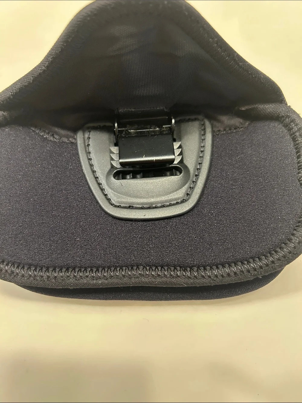 Amphipod Black Clear-Front Running waistband Pouch